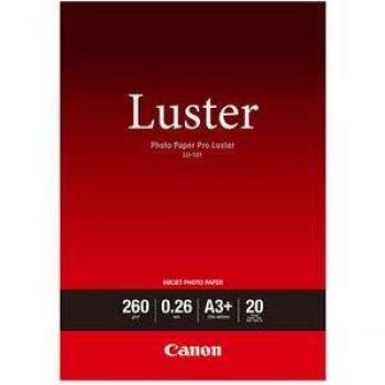 Canon Pro Luster LU-101 Papel Fotográfico A3+ 20 Hojas Satinado Blanco