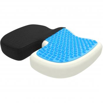 ï»¿ï»¿bonmedico Cojin Antiescaras - Almohada para Cama, Asiento de Coche, Sillas de Oficina, Silla de Ruedas, Gaming - CojÃ­n Portatil Lumbar Viscoelastico