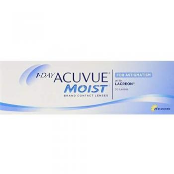 1-DAY ACUVUE® MOIST for ASTIGMATISM - Lentillas diarias - protección UV - 30 lentes