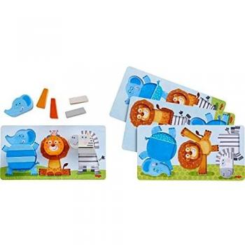 HABA 306087 - Juego Composición Entre Bestias, de Madera sostenible. Más 2 años
