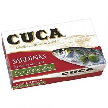 Cuca - Sardinas en aceite de oliva, 120 g