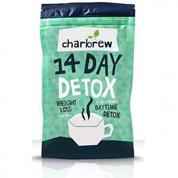 Charbrew té diurno detox 14 días té para bajar de peso