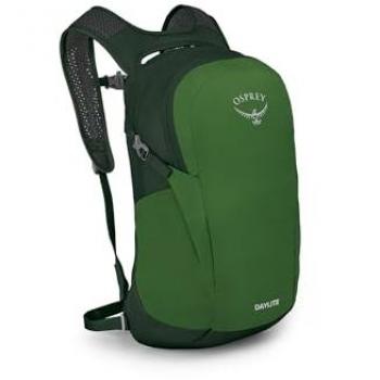 Mochila Osprey Daylite 13L verde intenso, mochila versátil y cómoda para senderismo, viajes y uso diario, capacidad de 13 litros, color Green Belt/Green Canopy