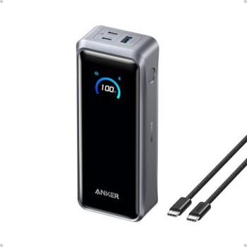 Powerbank Anker Prime 26,250 mAh 300W con Carga Rápida y 3 Puertos USB-C/A