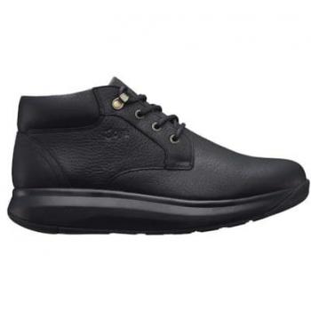 Osaka Men's Black Full Grain Leather Ankle Boots - Elegance and Comfort