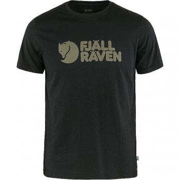 Fjallraven Logo T-Shirt - Men's, Black, Extra Large, F87310-550-XL