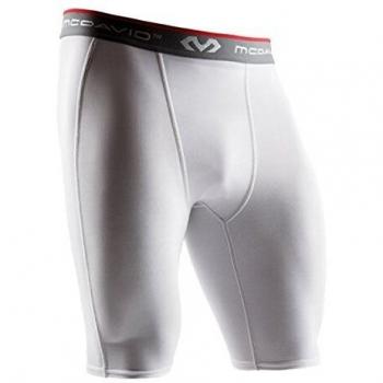 McDavid 8100, Pantalones Cortos de Compresión Blanco