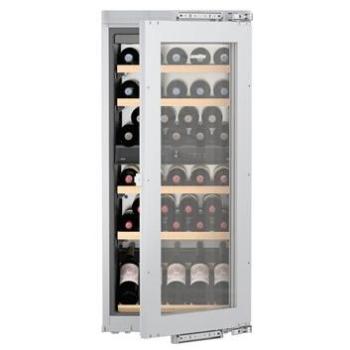Vinoteca Integrable LIEBHERR EWTdf 2353, 6 estanterías, capacidad para 48 botellas, tecnología BioFresh, Clase G, color gris