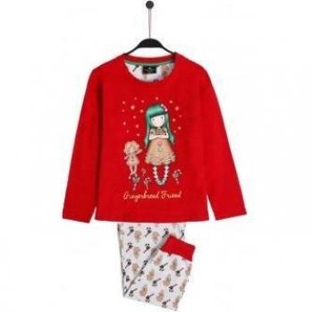PIJAMA SANTORO GORJUSS GINGERBREAD FRIEND PARA NIÑA