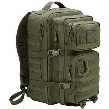Mochila Brandit US Assault Pack Media - Unisex - Verde Oliva
