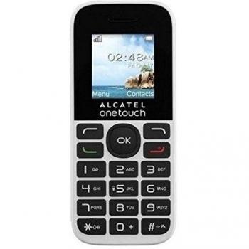 Alcatel 1016D 1.8 63g Negro, Color Blanco Teléfono básico - Teléfono móvil