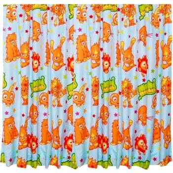 Character World SON-SPN-54C-MSC-12 - Cortinas con diseño de Moshi Monsters