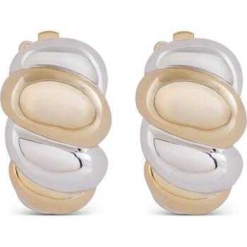 Pendientes Luxenter Aliwa Essential en aleación de metal con baño de oro amarillo de 18 quilates