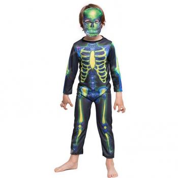 Disfraz de Esqueleto Multicolor para niño