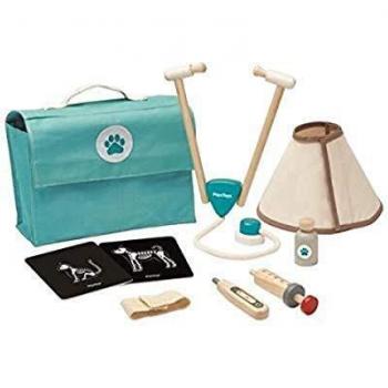 Plantoys® Wooden Toy Veterinary Set