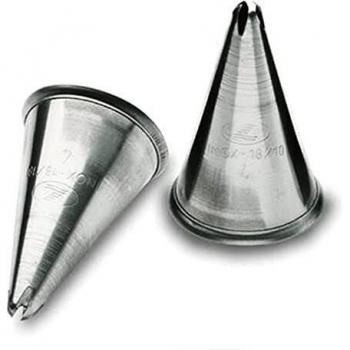 Lacor 68942, Boquilla, Rosa Inox, 12 mm, pack de 6 unidades
