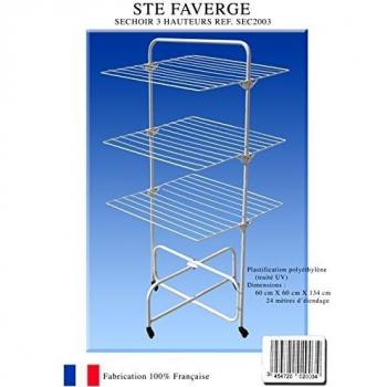 Tendedero con Ruedas Faverge 24m 3 Alturas