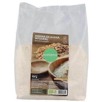 Harina de Avena Integral Sin Gluten 500 g Bio NATURITAS - Fuente de Fibra
