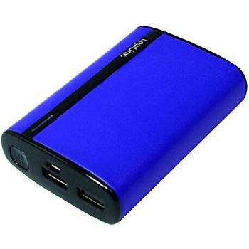 LogiLink Banco Móvil De La Energía, 7.800Mah, Berenjena