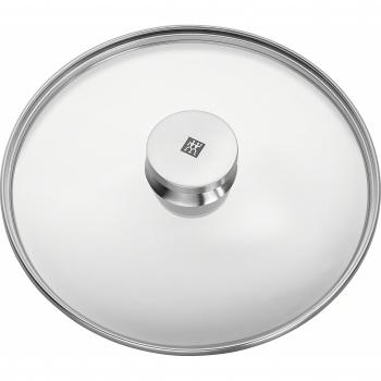 Zwilling 40990-924 - Tapa de acero inoxidable y vidrio, transparente, 24 cm