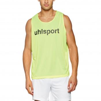 uhlsport Training Bib Peto Reversible, Hombre, Amarillo flúor, M/L