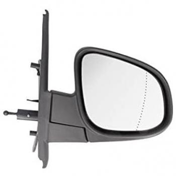 Espejo retrovisor Alkar 9238698, Espejos Exteriores, compatible con diversos modelos de vehículos, incluye soporte para ajuste manual, acabado en color negro, cristal templado y diseño aerodinámico