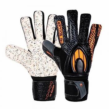 Guantes de Portero Junior HO Soccer HG Initial Negative Negro/Naranja