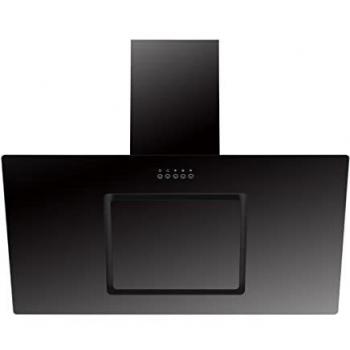 Campana Extractora Inclinada Sin Cabeza RESPEKTA CH 22010, 90 cm, 3 Niveles de Potencia, Iluminación LED, Ab- y Umluftfähig