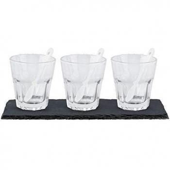 Bialetti - Juego de 3 tazas con bandeja