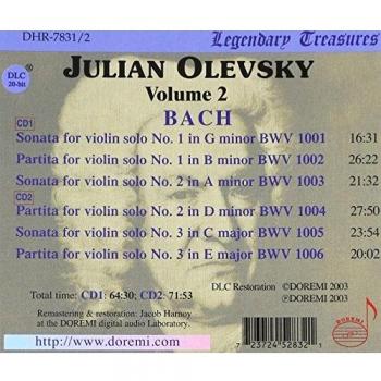 Bach Sonatas ans Partitas