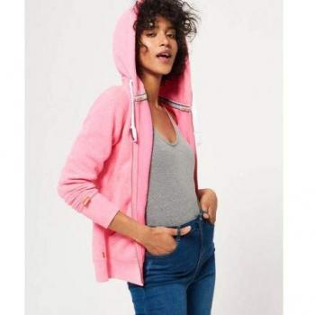 Superdry - Sudadera con capucha - para mujer Rosa Blizzard Pink Snowy