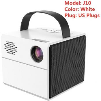 Mini Proyector Portátil Kebidu J10 PK Q2 para Niños, Compatible con HDMI, Educativo y LED para Navidad