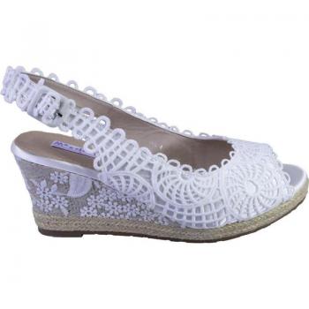 Alpargatas de mujer Mandarina Julia blanco 524