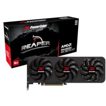 Tarjeta Gráfica PowerColor AMD Radeon RX 9070 XT Reaper 16GB GDDR6 PCI Express 5.0