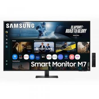 Monitor Samsung Smart M7 de 43 UHD 4K (3840 x 2160) con USB-C, HDR10, altavoces y Tizen