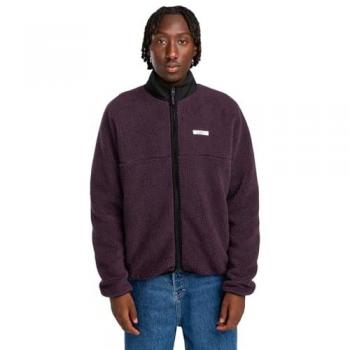 Chaqueta de hombre Element Classic Sherpa Full Zip rojo oscuro negro - M