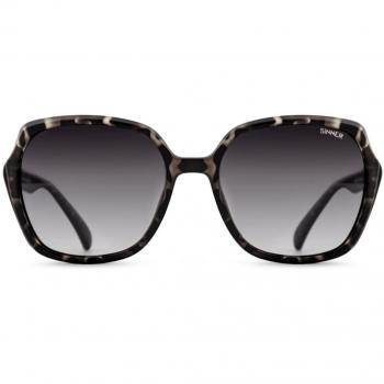 Montara Polarized Sunglasses - Shiny Black Grey Tortoise with Gradient Smoke Lenses