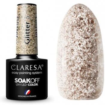 Claresa Esmalte Semipermanente Soak Off 3 Glitter 5 ml