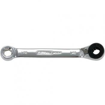 KS Tools 503.4691 - Con mini llave de carraca para bits, conmutable