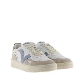 Victoria 1257101 Zapatillas Deportivas Unisex de Piel Seul Multicolor Kaki Blanco Talla 36