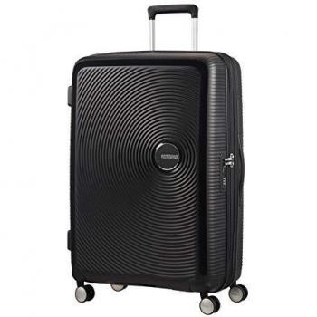 American Tourister Soundbox Spinner Suitcase 77 cm, 110 L, Black