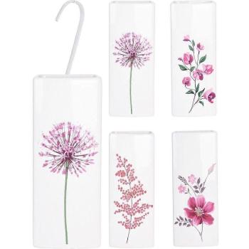 Humidificador de cerámica con diseño floral - 300 ml - 8x35x205 cm - Blanco para radiador