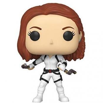 Funko Pop Marvel: Viuda Negra en Traje Blanco - Figura Coleccionable para Adultos y Niños