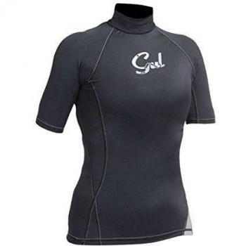 Gul Womens Swami F/L Short Sleeve Rashguard 2017 - Black 10