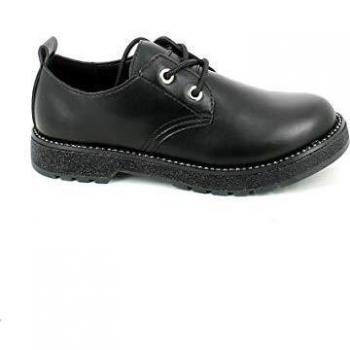 Caf Noir FA960 Zapatos Negros Mujer Derby Cordones Lisos 38