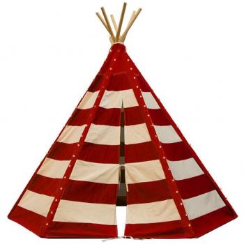 Tienda Tipi Lumo con Luces LED Rojo y Blanco Carpa de Juegos SUNNY C052.103.05