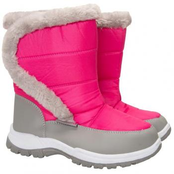 Mountain Warehouse Botas de nieve Caribou con ribetes de piel para niño