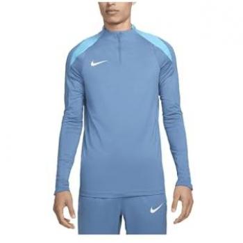 Camiseta de Entrenamiento de Fútbol Nike Strike Dri-FIT con Media Cremallera para Hombre - Azul
