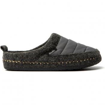 Zapatillas de casa cerradas unisex Nuvola Wool Gris con suela de goma