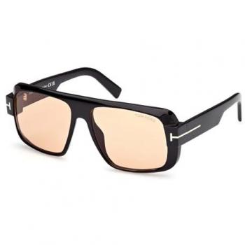 Tom Ford Turner FT1101 Cat Eye Sunglasses - Black, 58MM, Photocromatic